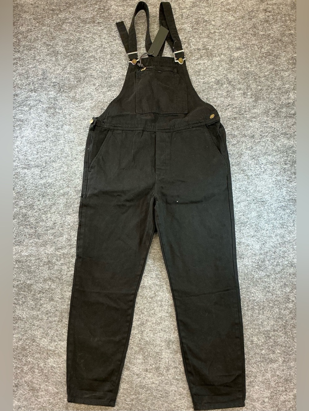 ROLLA'S Black Denim Overalls with Adjustable Straps Size S